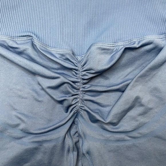Doyoueven Scrunch Seamless Shorts - Slate Blue - S - Picture 6 of 10